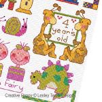 Lesley Teare Designs - Motifs for Tiny toddlers zoom 2 (cross stitch chart)