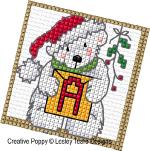 Lesley Teare Designs - Polar Bear Alphabet zoom 1 (cross stitch chart)