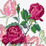 Lesley Teare Designs - Delicate Roses zoom 1 (cross stitch chart)