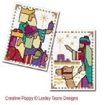 Lesley Teare Designs - Small Nativity Cards (x6), zoom 3 (Cross stitch chart)
