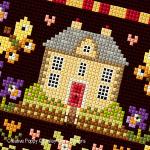 Lesley Teare Designs - Spring house, zoom 2 (Cross stitch chart)
