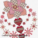 Lesley Teare Designs - Winter Sparkle! - Blackwork, zoom 3 (Cross stitch and Blackworkchart)