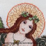 Lesley Teare Designs - Woodland Fairy zoom 1 (cross stitch chart)