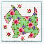 Lesley Teare Designs - Floral Animals zoom 2 (cross stitch chart)