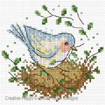 Lesley Teare Designs - Nesting time zoom 2 (cross stitch chart)
