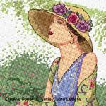 Lesley Teare Designs - Summer Breeze zoom 1 (cross stitch chart)
