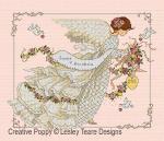 Lesley Teare Designs - Wedding Angel zoom 5 (cross stitch chart)