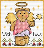 Lesley Teare Designs - Teddy Cards for Happy Occasions zoom 2 (cross stitch chart)