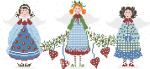 Lilli Violette - Christmas Lights zoom 4 (cross stitch chart)