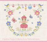 Marie-Anne Rethoret-Melin - Garden Baby Girl zoom 4 (cross stitch chart)