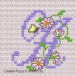 Maria Diaz - Daisy Chain Alphabet zoom 1 (cross stitch chart)