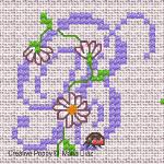 Maria Diaz - Daisy Chain Alphabet zoom 2 (cross stitch chart)