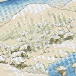 Maria Diaz - Japanese Snowscape zoom 1 (cross stitch chart)