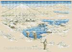 Maria Diaz - Japanese Snowscape zoom 4 (cross stitch chart)