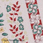 Maria Diaz - Oriental Florals zoom 3 (cross stitch chart)