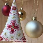 Marie-Anne Réthoret-Mélin - Cone-shaped Christmas Decorations (set of 3 hanging ornaments), zoom 2 (chart)