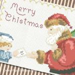 Monique Bonnin - A letter to Santa, zoom 1 (Cross stitch chart)