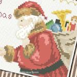 Monique Bonnin - A letter to Santa, zoom 2 (Cross stitch chart)