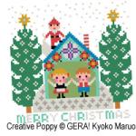 Gera! by Kyoko Maruoka - Santa has come - I zoom 3 (cross stitch chart)