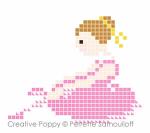 The Ballet dance lesson (large pattern) - cross stitch pattern - by Perrette Samouiloff (zoom 1)