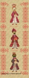 Perrette Samouiloff - Three Kings (cross stitch pattern) (banner version)