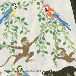 Perrette Samouiloff - Animals in the Jungle, zoom 2 (Cross stitchchart)