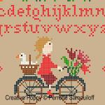 Perrette Samouiloff - Cheeky Geese zoom 4 (cross stitch chart)