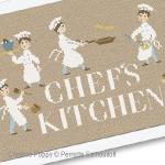 Perrette Samouiloff - Chef\'s Kitchen (7 cook motifs & Alphabet) zoom 1 (cross stitch chart)
