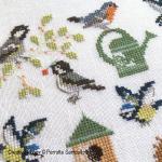 Perrette Samouiloff - Garden birds, zoom 3 (Cross stitchchart)