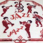 Perrette Samouiloff - Jazz Band, zoom 1 (Cross stitch chart)