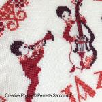 Perrette Samouiloff - Jazz Band, zoom 4 (Cross stitch chart)