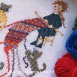 Perrette Samouiloff - Joys of Knitting, zoom 1 (Cross stitch chart)
