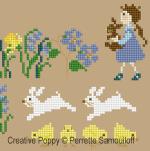 Little chicks (large pattern) - cross stitch pattern - by Perrette Samouiloff (zoom 2)