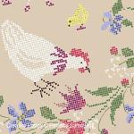 Perrette Samouiloff - Mother Hens & Chicks, zoom 1 (Cross stitch chart)