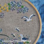 Perrette Samouiloff - Seaside Wreath zoom 2 (cross stitch chart)