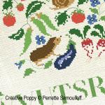 Perrette Samouiloff - Spring vegetable Patch (cross stitch pattern chart) (zoom 2)