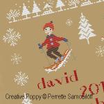 Perrette Samouiloff - My first Ski Holiday zoom 2 (cross stitch chart)