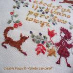 Child and Fox ABC - cross stitch pattern - by Perrette Samouiloff (zoom 1)