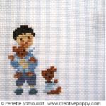 Sweet dreams - cross stitch pattern - by Perrette Samouiloff (zoom 2)