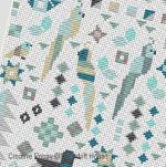 Riverdrift House - Birds - Patchwork style zoom 2 (cross stitch chart)