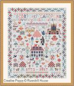 Riverdrift House - Jane Austen Sampler zoom 5 (cross stitch chart)