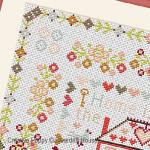 Riverdrift House - Home is where the Heart is zoom 3 (cross stitch chart)