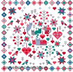 Riverdrift House - Cats & Kittens zoom 3 (cross stitch chart)