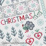 Riverdrift House - Christmas Turkeys zoom 2 (cross stitch chart)
