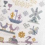 Riverdrift House - Little Dutch sampler zoom 1 (cross stitch chart)