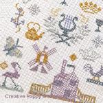 Riverdrift House - Little Dutch sampler zoom 3 (cross stitch chart)