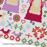 Riverdrift House - Morris Folkies zoom 3 (cross stitch chart)