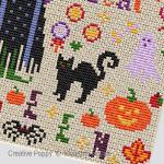 Riverdrift House - Halloween Spookies zoom 4 (cross stitch chart)