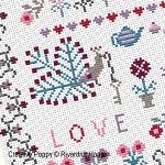 Riverdrift House - Home is where the heart is, zoom 2 (Cross stitch chart)
