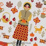 Riverdrift House - Mini Autumn Sampler zoom 1 (cross stitch chart)